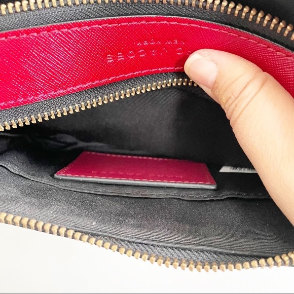 Marc Jacobs The Snapshot Crossbody Bag in Deep Maroon Multi - Picture 12 of 12